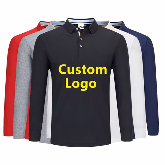 Custom Luxury Plain Polo T-Shirt 100% Cotton Unisex Embroidered Soft Cotton
