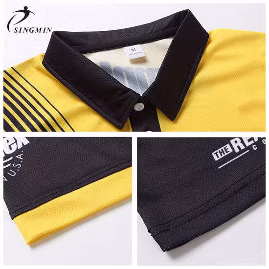 2021 Dernière conception personnalisée sublimée Polo Polo à sublimation complète