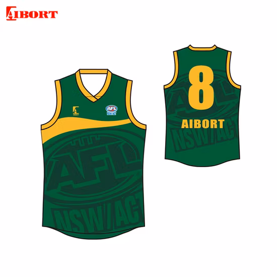 Aibort 2020 Dry Fit impression vêtements de sport gilet Afl Jersey (A